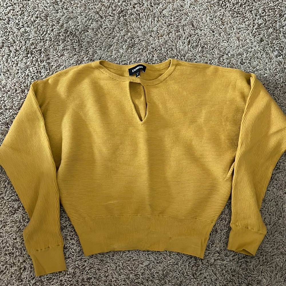 Express keyhole sweater
